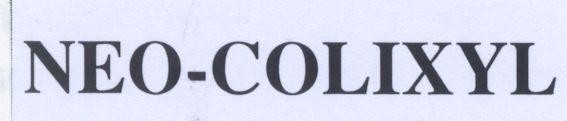 Nhãn hiệu NEO-COLIXYL  của Công ty Liên Doanh BIO-PHARMACHEMIE, số đơn 4-2002-07836