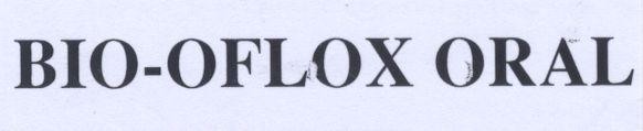 Nhãn hiệu BIO-OFLOX ORAL BIO OFLOX ORAL của Công ty Liên Doanh BIO-PHARMACHEMIE, số đơn 4-2002-07843