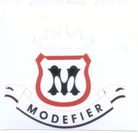 Nhãn hiệu M MODEFIER  của Công ty TNHH một thành viên 27/7 thành phố Hồ Chí Minh, số đơn 4-2002-08577