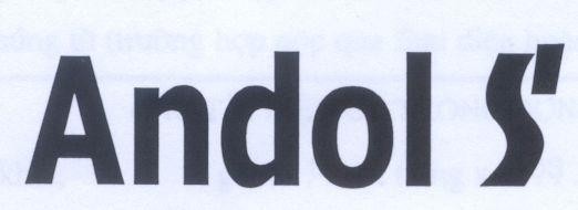 Công ty cổ phần dược phẩm IMEXPHARM的ANDOL S' 品牌, 申请号 4-2003-02607