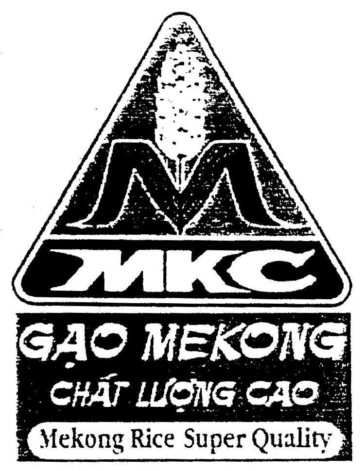 Nhãn hiệu M MKC MEKONG MEKONG RICE SUPER QUALITY Gạo Chất lượng cao  của CÔNG TY TNHH XUẤT NHẬP KHẨU ĐẠI DƯƠNG XANH, số đơn 4-2003-02635