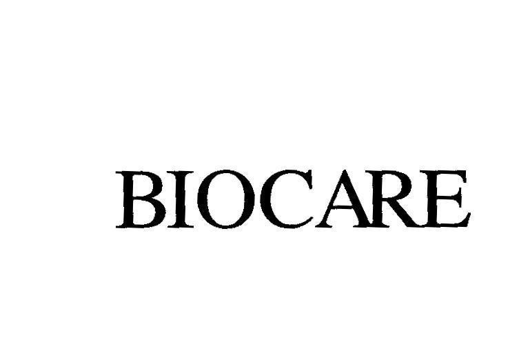 Nhãn hiệu BIOCARE  của Lê Nhất Phong, số đơn 4-2003-04041