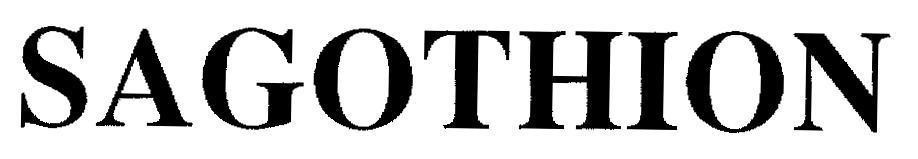 Nhãn hiệu SAGOTHION  của Công ty cổ phần bảo vệ thực vật Sài Gòn, số đơn 4-2004-00330