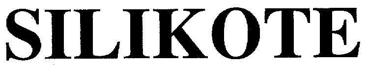 Nhãn hiệu SILIKOTE  của Công ty TNHH thương mại - dịch vụ - xây dựng Hoàng Gia, số đơn 4-2004-00888