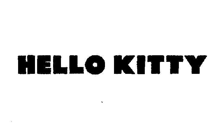 Nhãn hiệu HELLO KITTY  của SANRIO COMPANY, LTD., số đơn 4-2004-02096