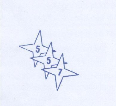 Nhãn hiệu 5 5 7 , hình 5 5 7 557 của Công ty trách nhiệm hữu hạn 557, số đơn 4-2004-03026