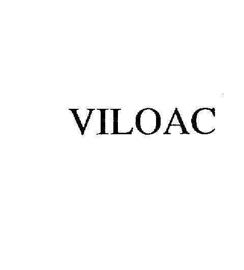 Trademark VILOAC VILOAC of Công ty Cổ phần Dược phẩm Cửu Long, application No 4-2004-03208
