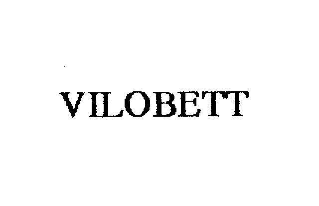 Trademark VILOBETT VILOBETT of Công ty Cổ phần Dược phẩm Cửu Long, application No 4-2004-03209