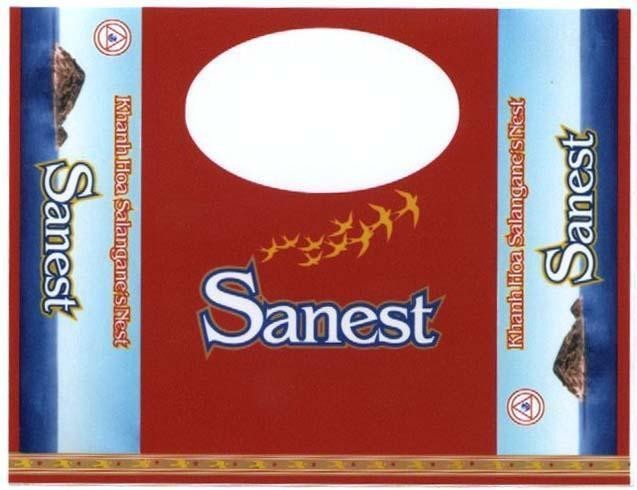 Nhãn hiệu SANEST KHANH HOA SALANGANE'S NEST  của Công ty TNHH nhà nước một thành viên Yến Sào Khánh Hòa, số đơn 4-2004-06201