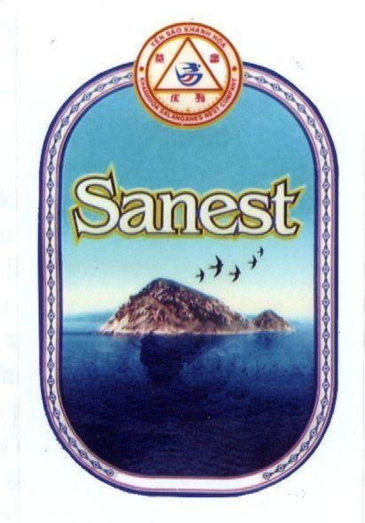 Nhãn hiệu SANEST yan wo qing he Yến sào Khánh Hoà KHANHHOA SALANGANES NEST COMPANY  của Công ty TNHH nhà nước một thành viên Yến Sào Khánh Hòa, số đơn 4-2004-06203