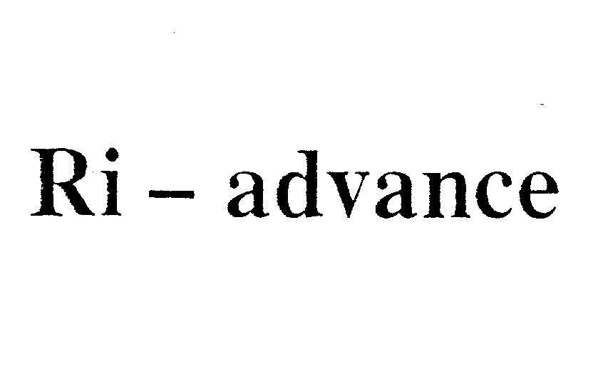 Trademark RI-ADVANCE  of Công ty cổ phần sữa Việt Nam (Vinamilk), application No 4-2004-06739