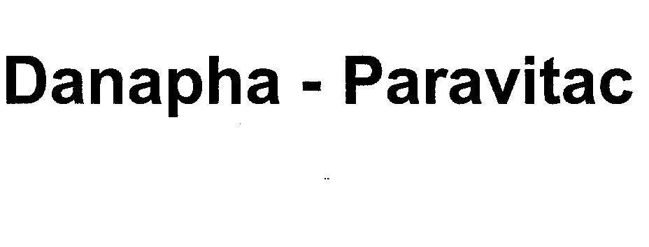 Nhãn hiệu DANAPHA-PARAVITAC DANAPHA PARAVITAC của Công ty cổ phần dược DANAPHA, số đơn 4-2004-06961