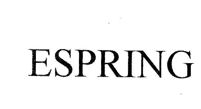 Nhãn hiệu ESPRING  của Alticor, Inc., số đơn 4-2004-08059