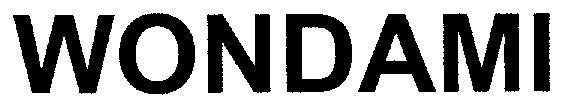 Nhãn hiệu WONDAMI WONDAMI của UNI-PRESIDENT ENTERPRISES CORP., số đơn 4-2004-09430