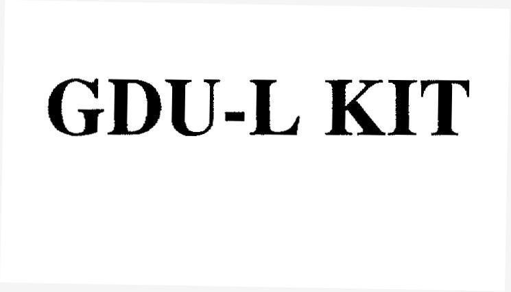 Trademark GDU-L KIT GDU L KIT of Plethico Pharmaceuticals Limited., application No 4-2004-12059