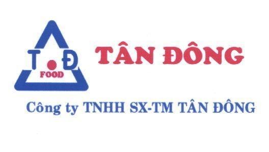 Nhãn hiệu T.D FOOD Tân Đông CONG TY TNHH SX TM Tân Đông, hình TD FOOD TAN DONG CONG TY TNHH SX TM của Công ty TNHH sản xuất thương mại Tân Đông, số đơn 4-2004-12878