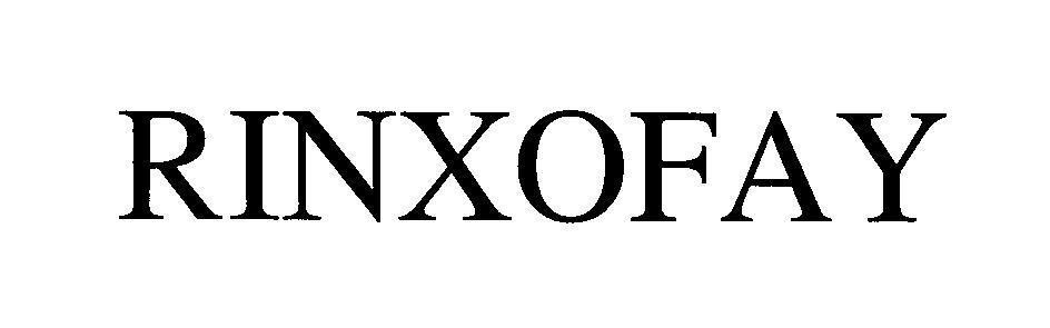 Công ty TNHH Sản xuất - Kinh doanh Dược phẩm Phượng Hoàng的RIXOFAY RIXOFAY品牌, 申请号 4-2004-14042