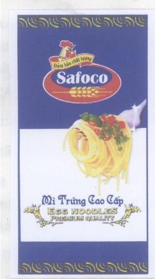 Nhãn hiệu SAFOCO Mì trứng cao cấp EGG NOODLES  của Công ty cổ phần lương thực thực phẩm Safoco, số đơn 4-2004-14456