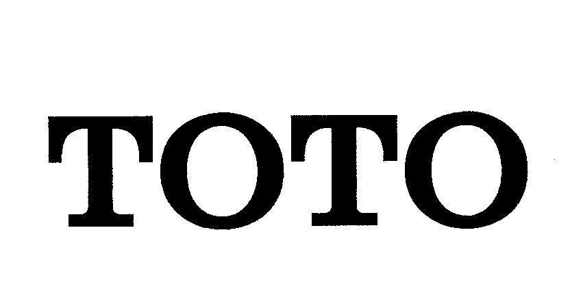 Nhãn hiệu TOTO  của TOTO LTD., số đơn 4-2004-14647
