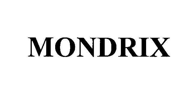 Trademark MONDRIX MONDRIX of GLAXOSMITHKLINE BIOLOGICALS S.A, application No 4-2005-03039