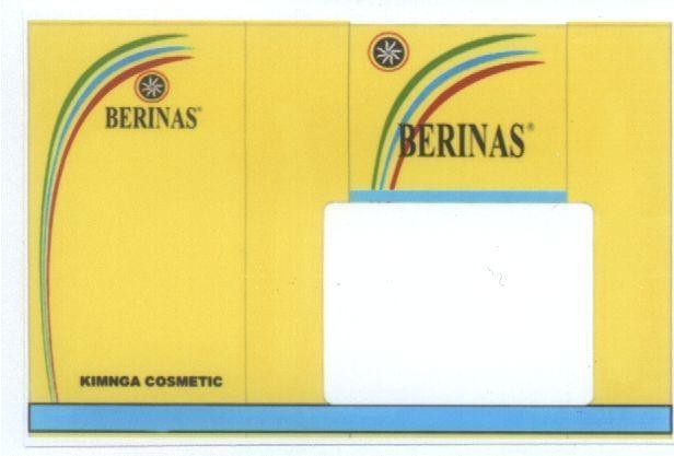 Cơ sở Kim Nga的BERINAS KIMNGA COSMETIC, hình BERINAS KIMNGA COSMETIC品牌, 申请号 4-2005-04999