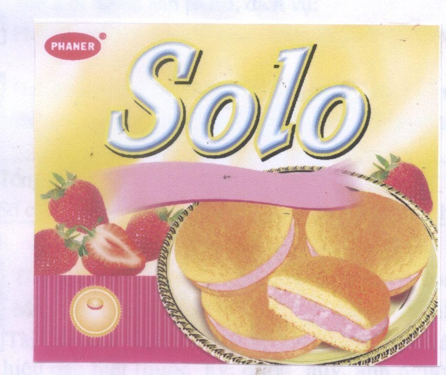 Nhãn hiệu PHANER SOLO  của Công ty TNHH chế biến thực phẩm và bánh kẹo Phạm Nguyên, số đơn 4-2005-10446