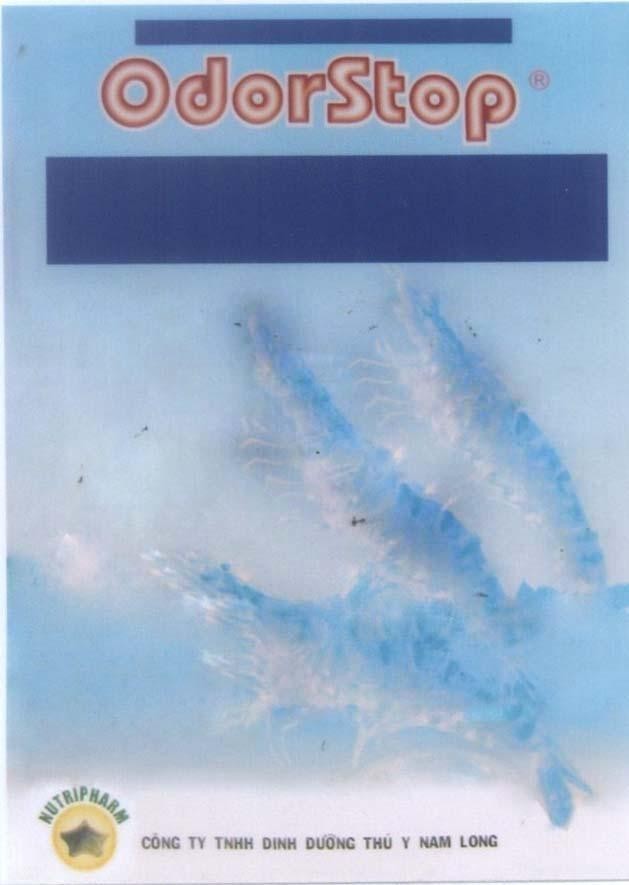 Công ty TNHH thương mại và sản xuất dinh dưỡng thú y Nam Long的ODORSTOP NUTRIPHARM NAM LONG 品牌, 申请号 4-2005-10681
