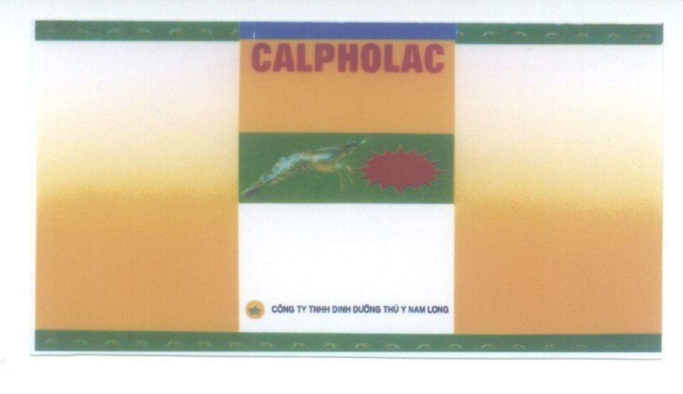 Công ty TNHH thương mại và sản xuất dinh dưỡng thú y Nam Long的CALPHOLAC NAM LONG 品牌, 申请号 4-2005-10692