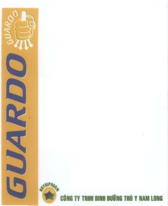 Công ty TNHH thương mại và sản xuất dinh dưỡng thú y Nam Long的GUARDO NUTRIPHARM NAM LONG 品牌, 申请号 4-2005-10697