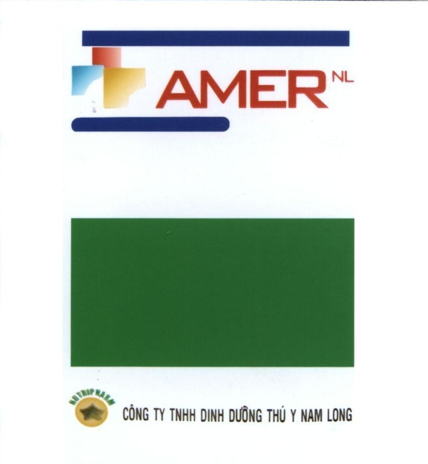 Công ty TNHH thương mại và sản xuất dinh dưỡng thú y Nam Long的AMER NL NUTRIPHARM NAM LONG 品牌, 申请号 4-2005-10703