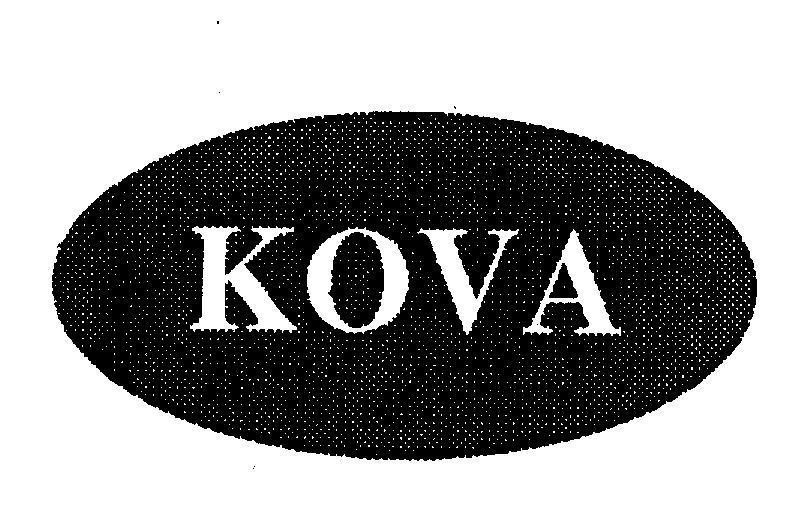 Nhãn hiệu KOVA  của Công ty TNHH sơn KOVA, số đơn 4-2005-12285