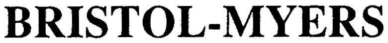 Nhãn hiệu BRISTOL-MYERS  của BRISTOL-MYERS SQUIBB COMPANY, a Delaware corporation, số đơn 4-2005-12456