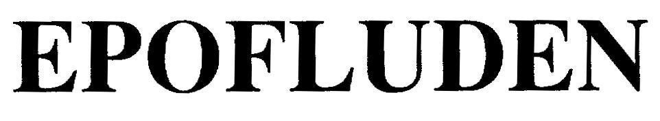 Nhãn hiệu EPOFLUDEN  của Công ty cổ phần y dược Pháp Âu, số đơn 4-2005-14064