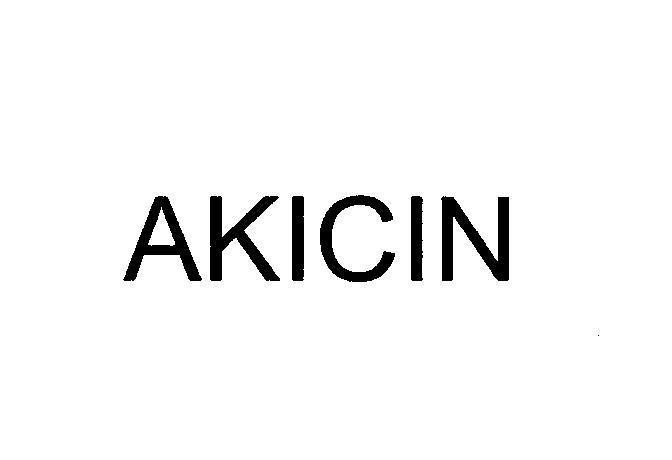Trademark AKICIN  of PHARMAMATE INTERNATIONAL CO., LTD, application No 4-2005-16676