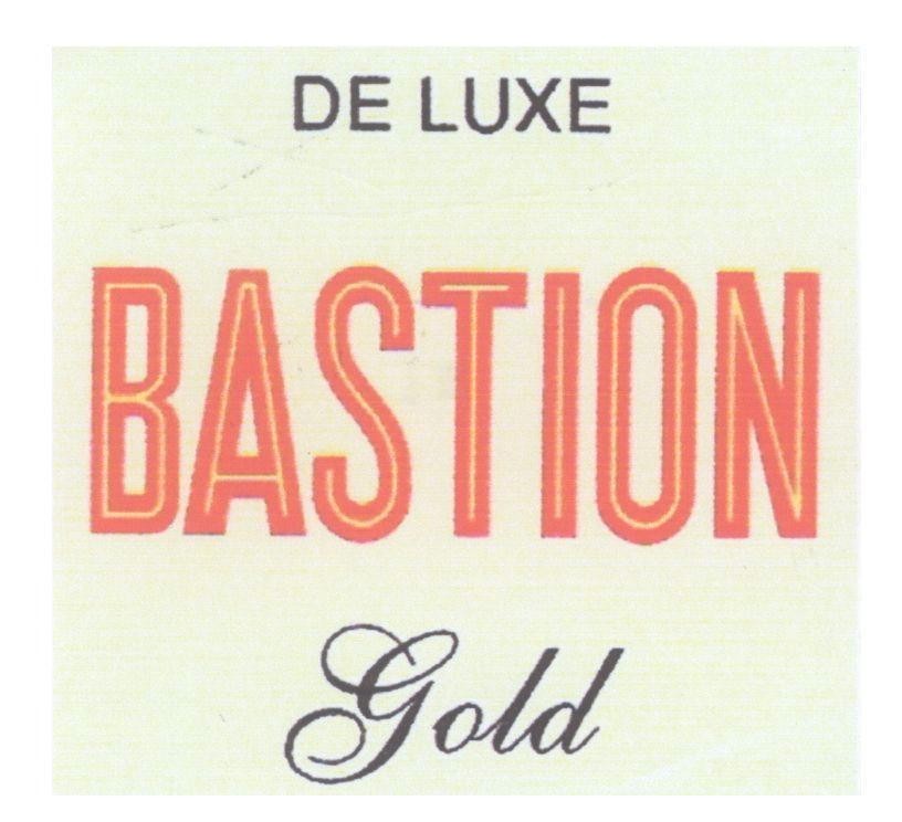 Nhãn hiệu DE LUXE BASTION GOLD  của Công ty TNHH một thành viên thuốc lá Long An, số đơn 4-2005-17658