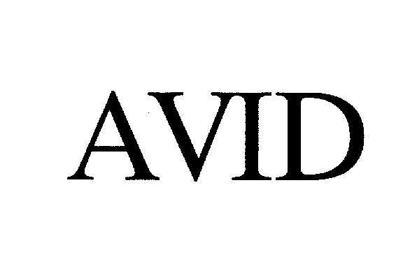 Trademark AVID  of Avid Technology, Inc., application No 4-2006-02129