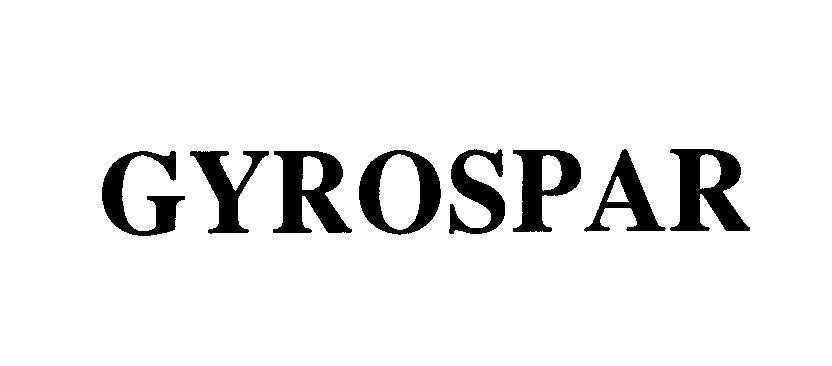 IPCA Laboratories Limited的GYROSPAR GYROSPAR品牌, 申请号 4-2006-02292