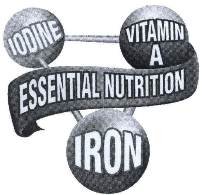 Nhãn hiệu IODINE VITAMIN A ESSENTIAL NUTRITION IRON, hình IODINE VITAMIN A ESSENTIAL NUTRITION IRON của Intercontinental Great Brands LLC, số đơn 4-2006-03667