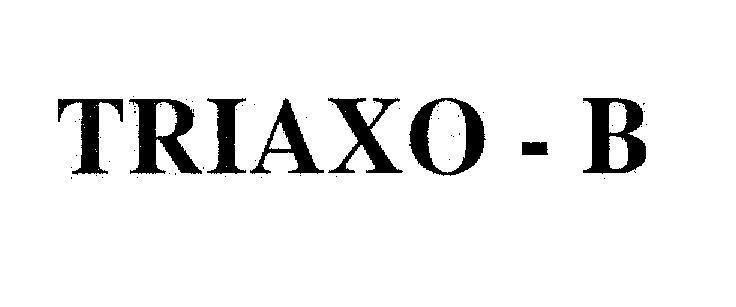 Nhãn hiệu TRIAXO - B  của Công ty cổ phần dược phẩm TENAMYD, số đơn 4-2006-05146