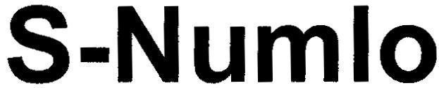 Nhãn hiệu S-NUMLO  của EMCURE PHARMACEUTICALS LIMITED, số đơn 4-2006-06815
