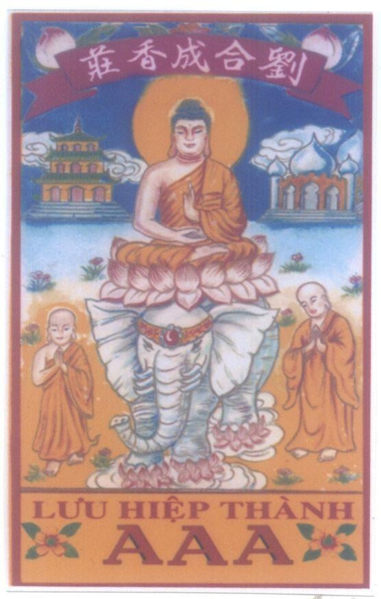Nhãn hiệu Lưu Hiệp Thành AAA [liu he cheng xiang zhuang: tiệm nhang Lưu Hiệp Thành], hình LUU HIEP THANH AAA LIU HE CHENG XIANG ZHUANG TIEM NHANG LUU HIEP THANH của Cơ sở Lưu Hiệp Thành AAA, số đơn 4-2006-07213