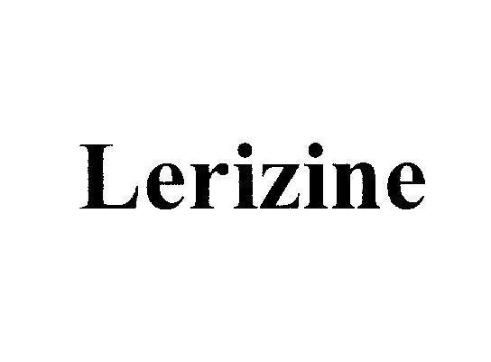 Nhãn hiệu Lerizine  của SRS PHARMACEUTICALS PVT. LTD., số đơn 4-2006-08197