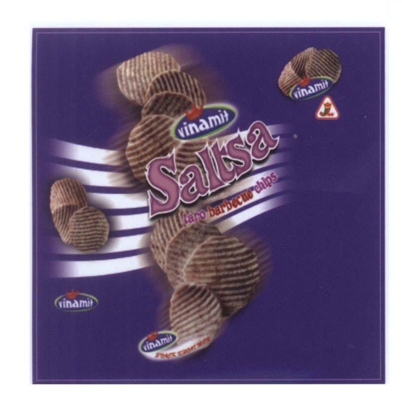 SALTSA Vinamit jack taro barbecue chips snack khoai lang, hình SALTSA VINAMIT JACK TARO BARBECUE CHIPS SNACK KHOAI LANG