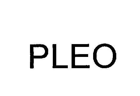 Nhãn hiệu PLEO  của SUMITOMO CHEMICAL COMPANY, LIMITED, số đơn 4-2006-09233