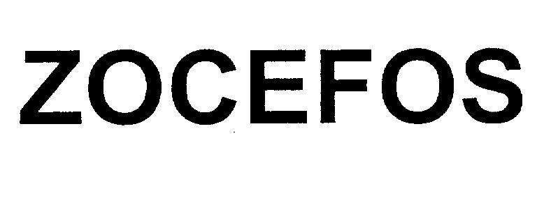 AUSTIN PHARMA SPECIALTIES CO的ZOCEFOS ZOCEFOS品牌, 申请号 4-2006-09746