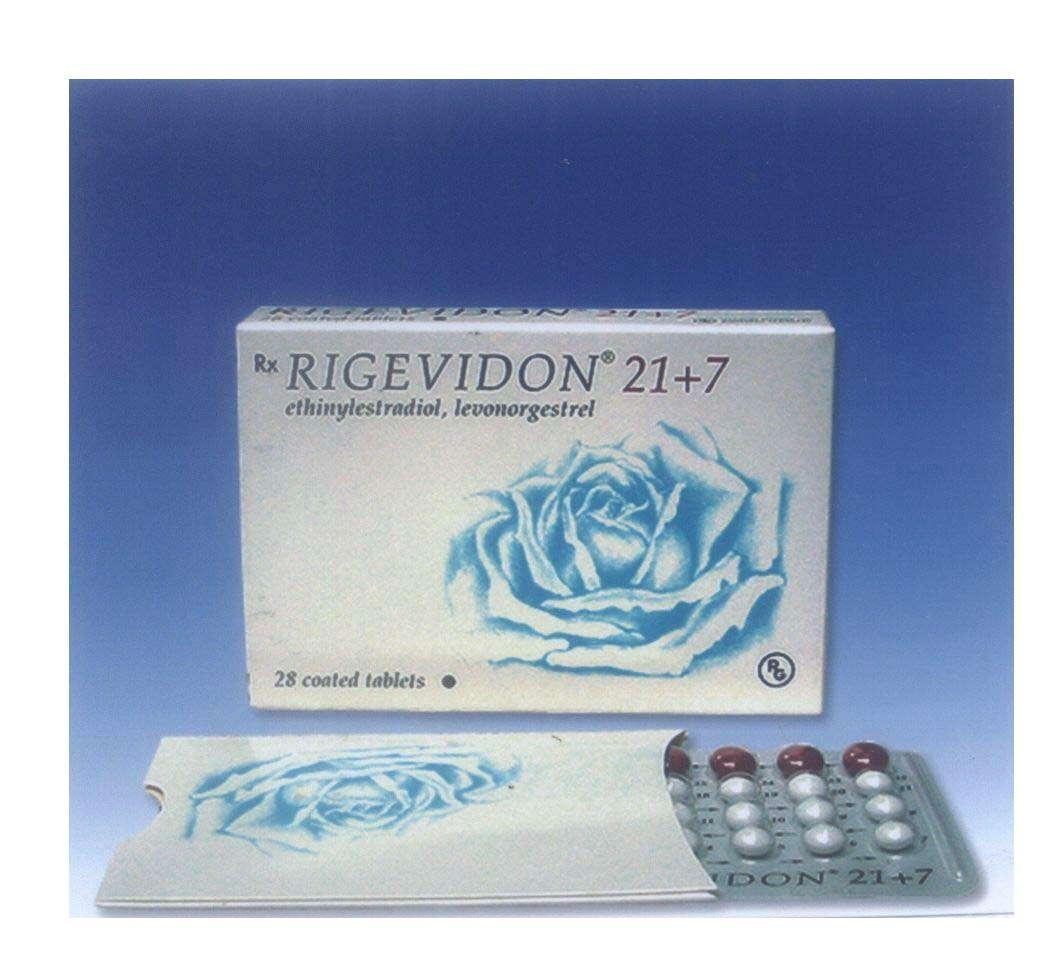 Trademark RIGEVIDON Rxethinylestradiol levonorgestrel R G  of Chemical Works of Gedeon Richter Plc. (Gedeon Richter Plc.), application No 4-2006-12467