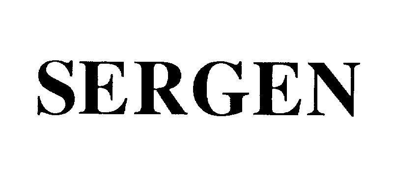 SERGEN SERGEN SEREN SEGEN