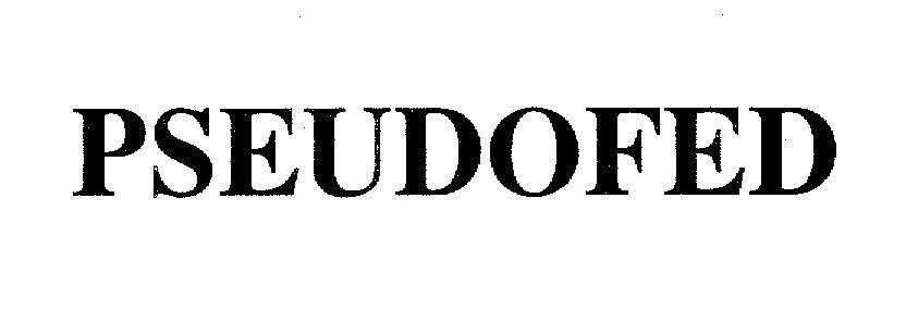 Nhãn hiệu PSEUDOFED PSEUDOFED PSEUDO FED PEUDOFED SEUDOFED của Công ty cổ phần hoá - dược phẩm MEKOPHAR, số đơn 4-2006-13124