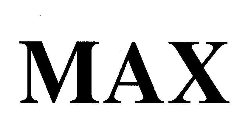 Nhãn hiệu MAX  của DKT INTERNATIONAL, INC., số đơn 4-2006-14283