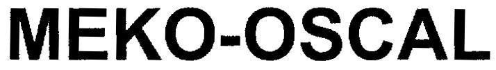 Nhãn hiệu MEKO-OSCAL MEKO OSCAL của Công ty cổ phần hoá - dược phẩm Mekophar, số đơn 4-2006-20749